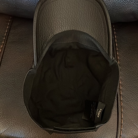 Fendi unisex FF bugs monster eyes leather baseball hat NEW - Picture 7 of 7